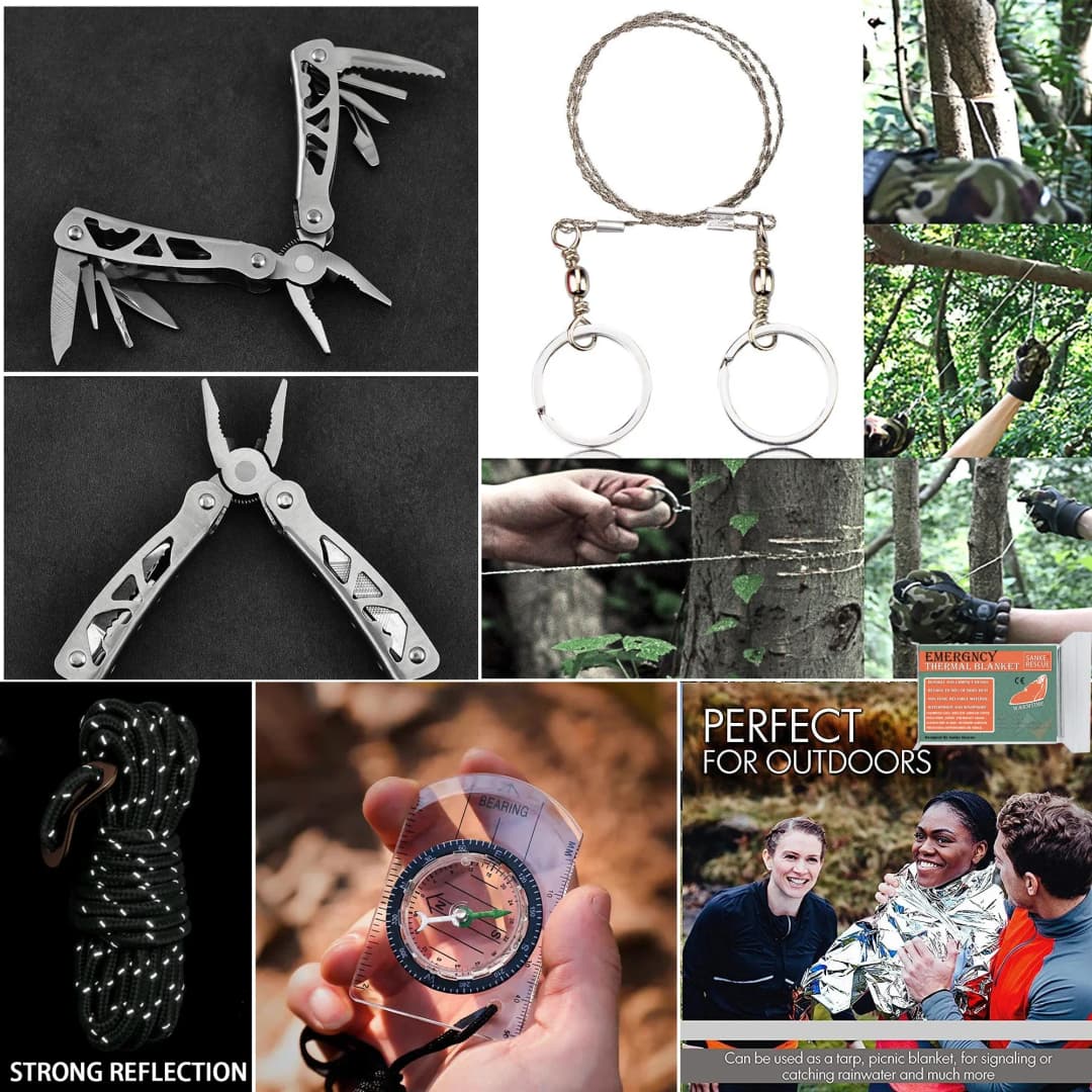 Tactical First Aid Kit In The Car Acessories Survival Kits Camping Equipments Medical Bag Self-defense EDC Pouch ifak - 6