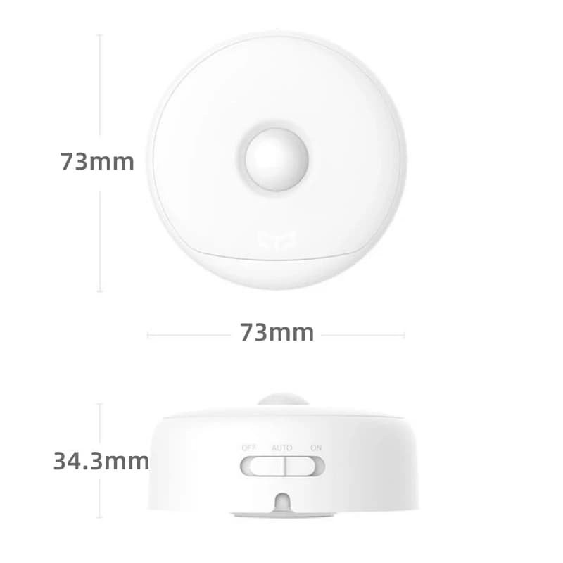 Yeelight LED night Light Motion Sensor light Rechargeable Built-in Light and Motion Sensors Suitable For Bedroom Closet Hallway - 6