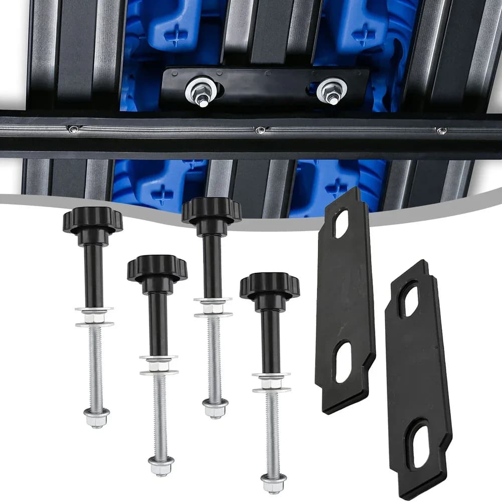 مجموعة لوحة الجر 4X، حامل لوحة الاسترداد سهل التركيب، حامل لوحة الجر الآمن، عالمي - 2