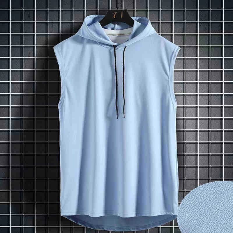 2025 Brand New Men's Tank Tops Vest Sleeveless Tees For Male Hooded Man Vests Tops Hip Hop Men Tank Top Hoody T shirt Male Mens - 4