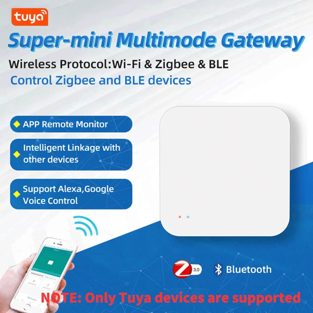 مركز بوابة Tuya Zigbee لاسلكي لأتمتة المنزل الذكي لأجهزة Zigbee عبر Smart Life يعمل مع Alexa وGoogle Home - 2