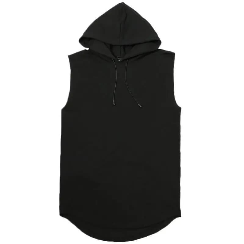 2025 Brand New Men's Tank Tops Vest Sleeveless Tees For Male Hooded Man Vests Tops Hip Hop Men Tank Top Hoody T shirt Male Mens - 3