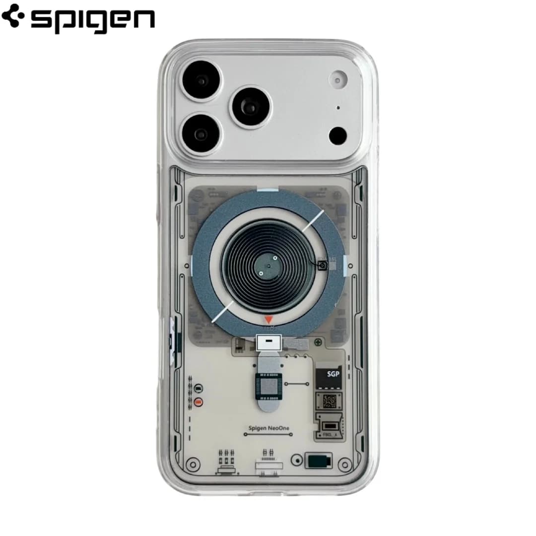 غطاء سبايجن Ultra Hybrid MagFit Neo One المغناطيسي لهواتف آيفون 17 و16 و15 و14 و13 برو ماكس بلس، متوافق مع الشحن اللاسلكي ماجسيف