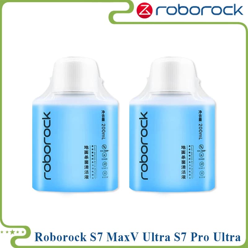 سائل تنظيف الأرضيات الأصلي 200 مل لمكنسة روبوروك S8 MaxV Ultra و S7 Pro Ultra و S7 و S8 و S8 PLUS و S8+ و S8 Pro Ultra