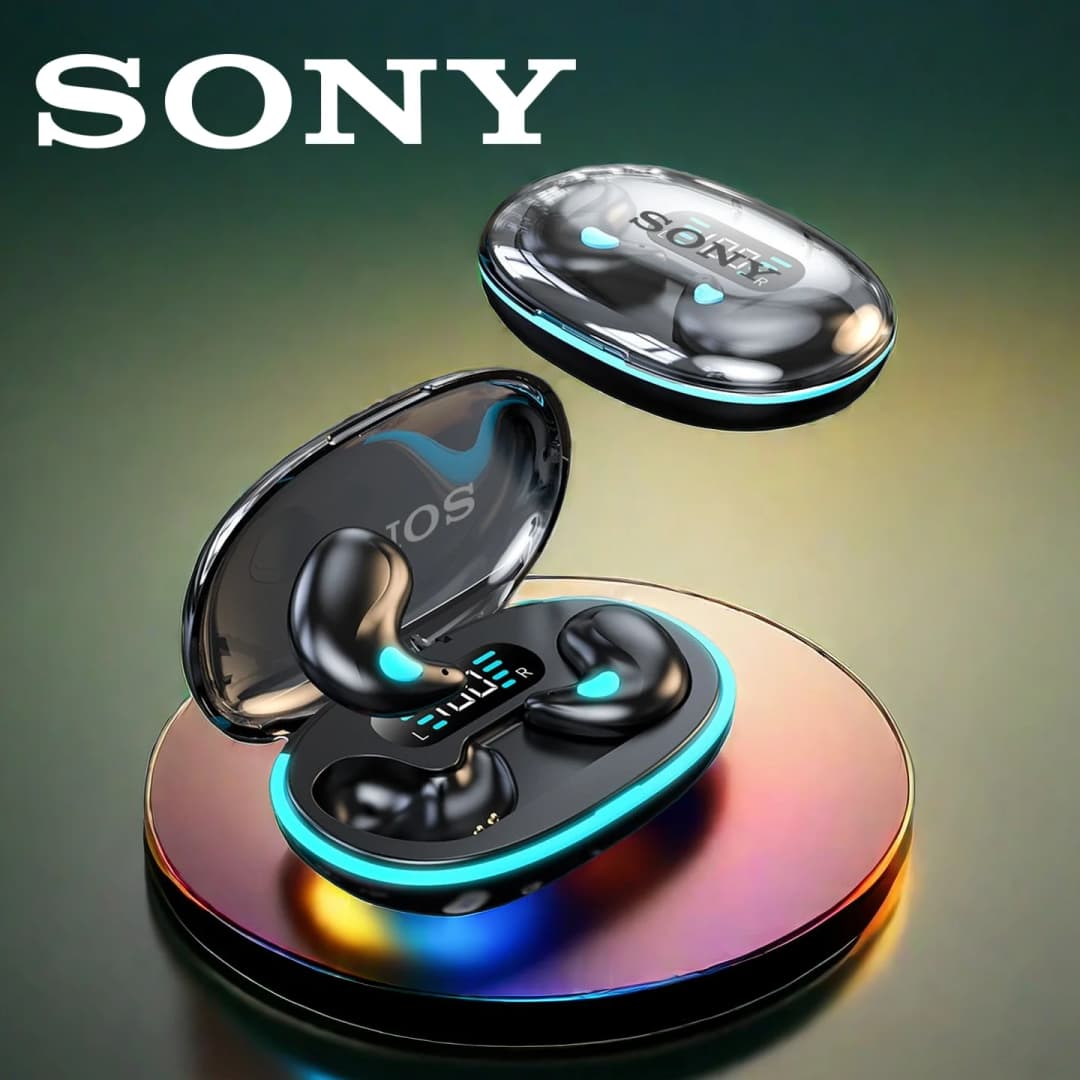 سماعات أذن لاسلكية أصلية من SONY X55 لتقليل الضوضاء سماعات أذن غير مرئية سماعات نوم سماعات رأس رياضية بلوتوث سماعات أذن