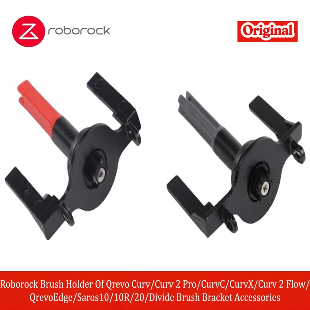 حامل فرشاة Roborock لـ Qrevo Curv/Curv 2 Pro/CurvC/CurvX/Curv 2 Flow/QrevoEdge/Saros10/10R/20/Divide، إكسسوارات حامل الفرشاة